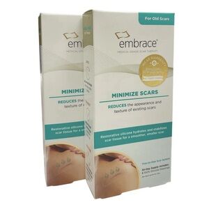 (2) Embrace Minimize Scars for Old Scars, Trim to Size Silicone Scar Sheets